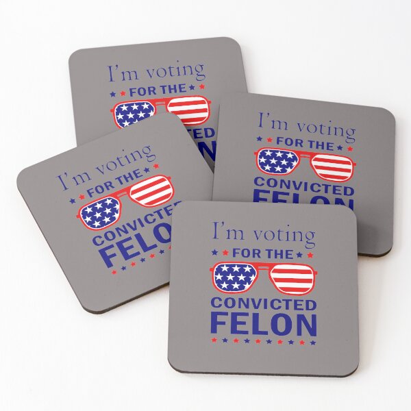 Item preview, I'M-VOTING-FOR-THE-CONVICTED-FELON-FUNNY-PRO-TRUMP-2024-T-SHIRT designed and sold by lucasdunca.
