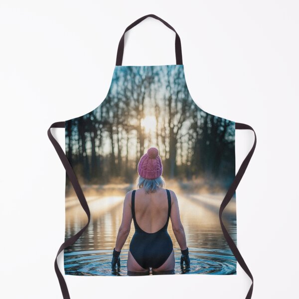 Item preview, Cold Water Swim at Sunrise designed and sold by bailey-cooper.