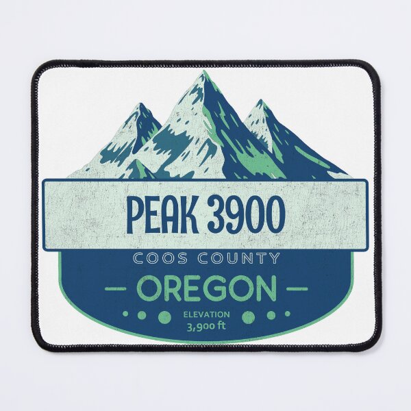 Item preview, Peak 3900, Coos County, Oregon, Mountain Design designed and sold by Wanderful-roads.