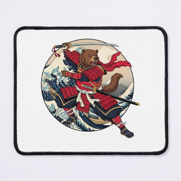 Item preview, Samurai Bear Warrior Ukiyo-e Katana designed and sold by k3rstman1.