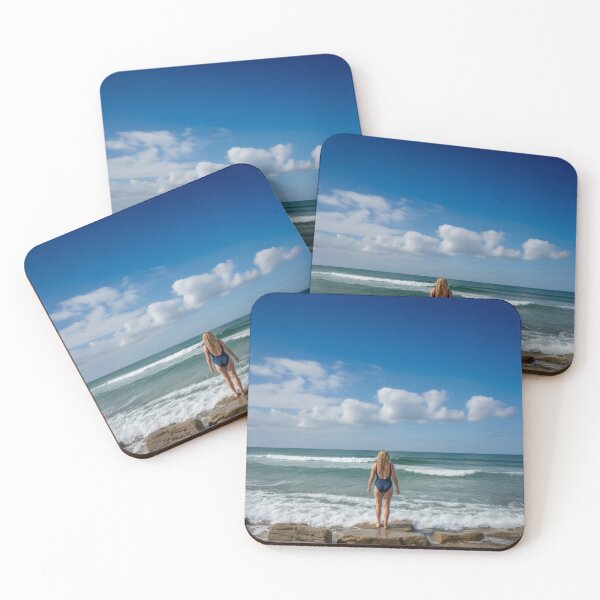 Item preview, Young Female Wild Swimmer Facing the Sea designed and sold by bailey-cooper.