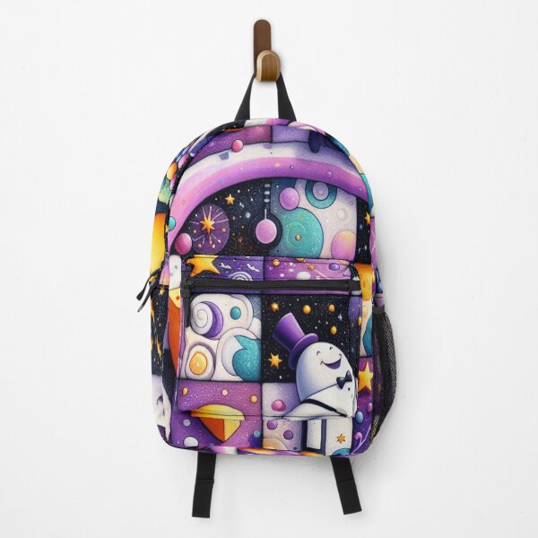 Item preview, Moonlight Stroll – Surreal Grid of Cosmic Whimsy designed and sold by daweave77.