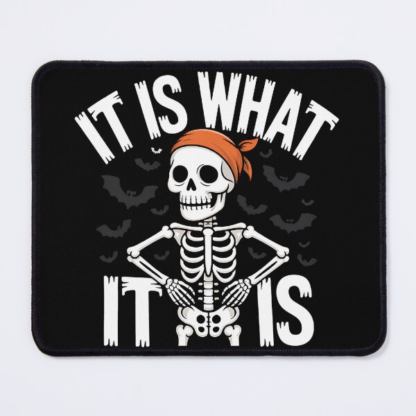 Item preview, Funny Skeleton It is What it is Halloween Costume designed and sold by BakeryDozen.