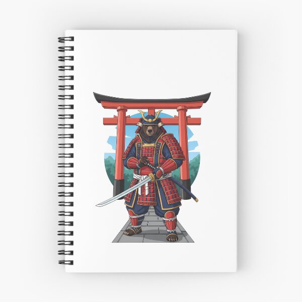 Item preview, Samurai Bear Katana Warrior Japan Torii designed and sold by k3rstman1.