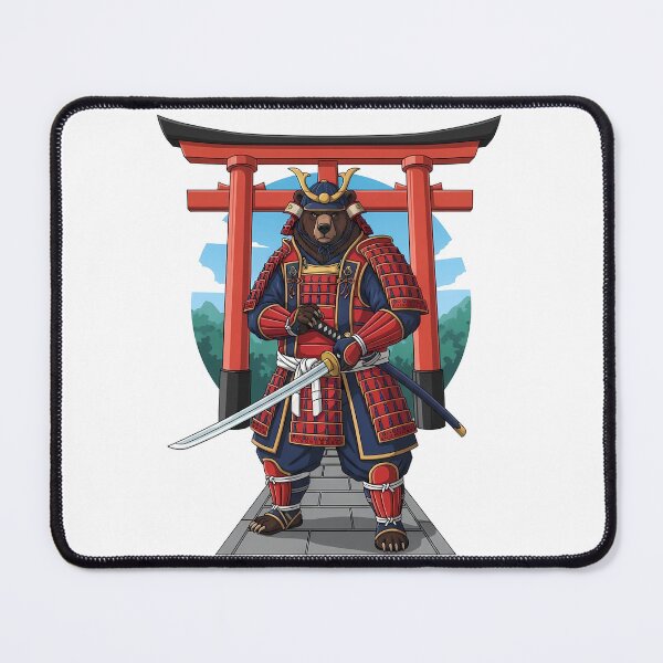 Item preview, Samurai Bear Katana Warrior Japan Torii designed and sold by k3rstman1.