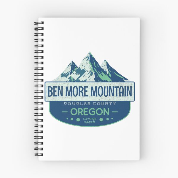 Item preview, Ben More Mountain, Douglas County, Oregon, Mountain Design designed and sold by Wanderful-roads.