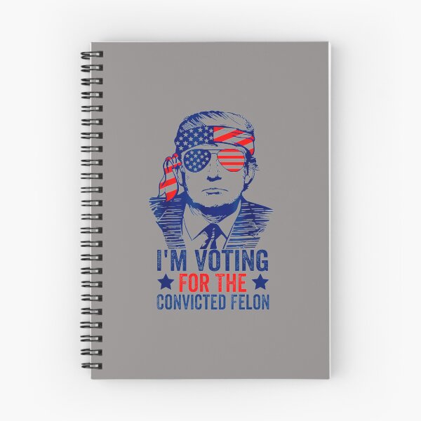 Item preview, I'M-VOTING-FOR-THE-CONVICTED-FELON-FUNNY-TRUMP-2024-T-SHIRT-(3) designed and sold by asherthoqt.