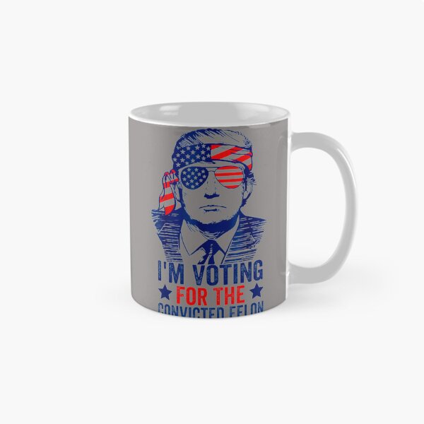 Item preview, I'M-VOTING-FOR-THE-CONVICTED-FELON-FUNNY-TRUMP-2024-T-SHIRT-(3) designed and sold by asherthoqt.