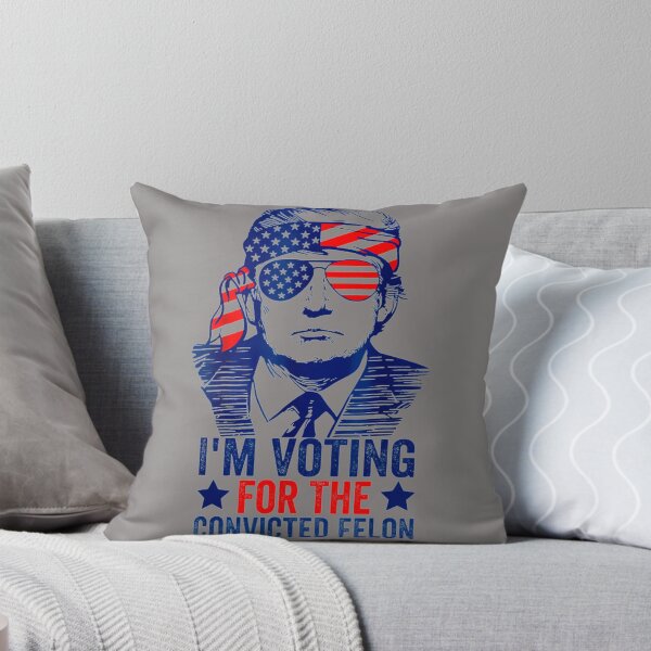 Item preview, I'M-VOTING-FOR-THE-CONVICTED-FELON-FUNNY-TRUMP-2024-T-SHIRT-(3) designed and sold by asherthoqt.