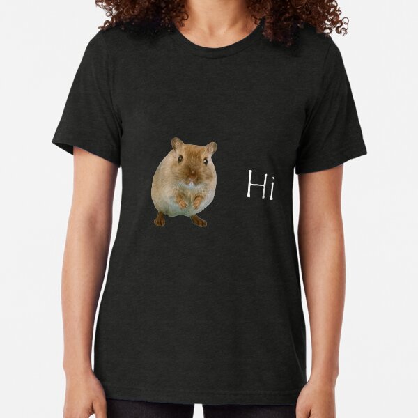 Vista previa del artículo con la obra «Hola Gerbil», diseñado y vendido por designblue.