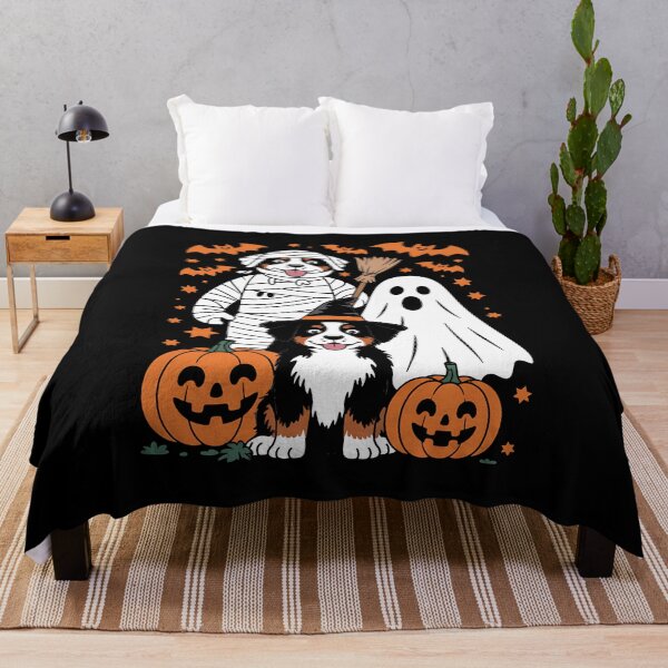 Item preview, Funny Three Bernese Mountain Pumpkin Halloween Dog Lover designed and sold by BakeryDozen.