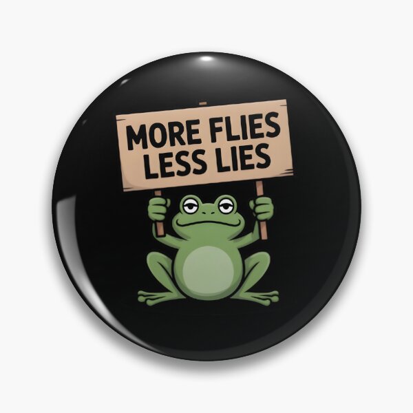 Item preview, Portland Frogs More Flies Less Lies designed and sold by Avenius Graphics.