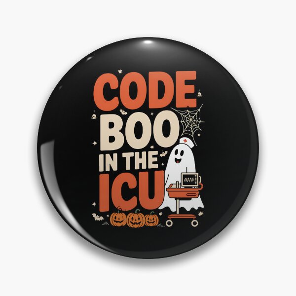 Artikelvorschau, Ghost Code Boo im Halloween-Kostüm der Intensivkrankenschwester entworfen und verkauft von BakeryDozen.