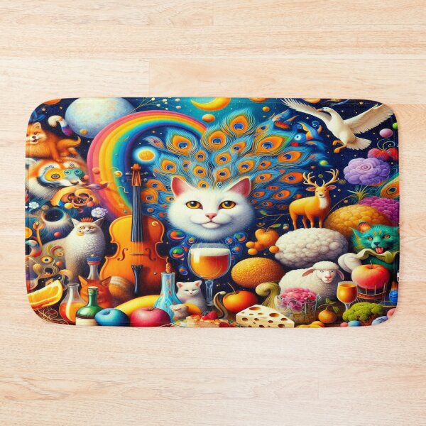 Item preview, Celestial Feast – Whimsical Menagerie Under the Rainbow designed and sold by daweave77.