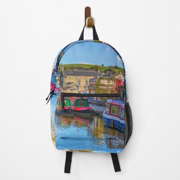 Item preview, Colorful Canal Boats On Skipton Canal, Yorkshire, England designed and sold by Paul Thompson Photography.