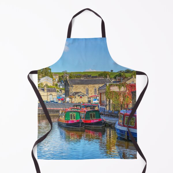 Item preview, Colorful Canal Boats On Skipton Canal, Yorkshire, England designed and sold by Paul Thompson Photography.