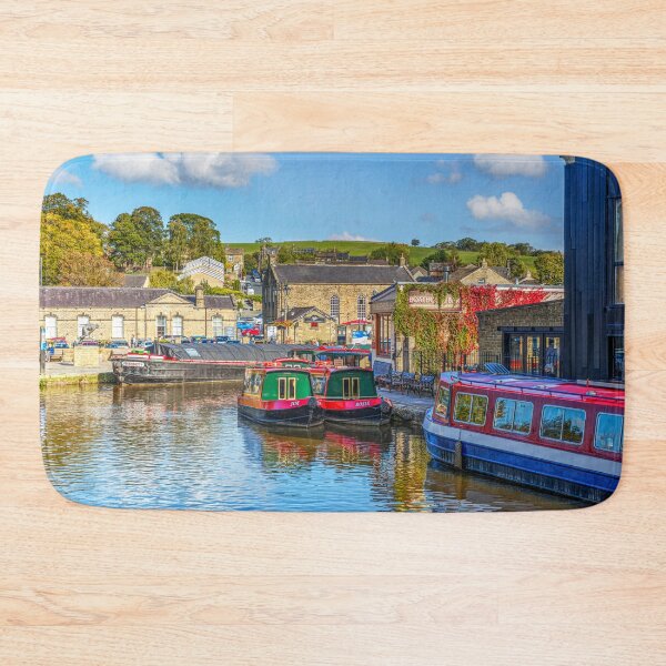 Item preview, Colorful Canal Boats On Skipton Canal, Yorkshire, England designed and sold by Paul Thompson Photography.