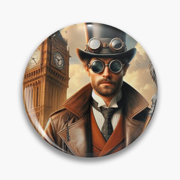 Item preview, Clockwork Gentleman – Steampunk Sentinel of London designed and sold by daweave77.