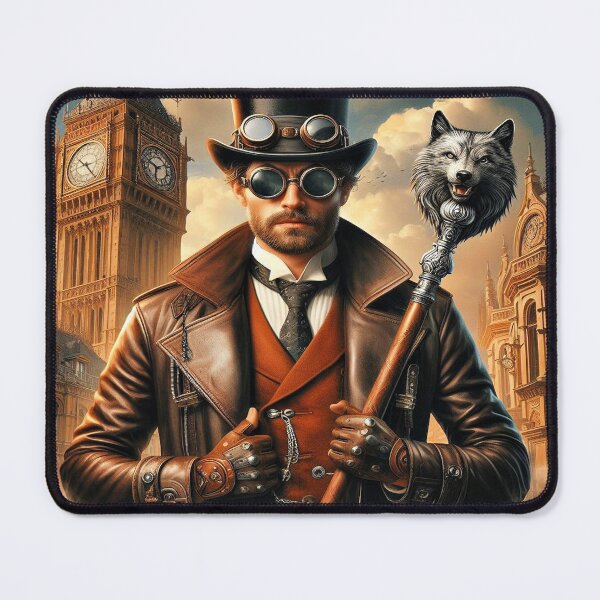 Item preview, Clockwork Gentleman – Steampunk Sentinel of London designed and sold by daweave77.