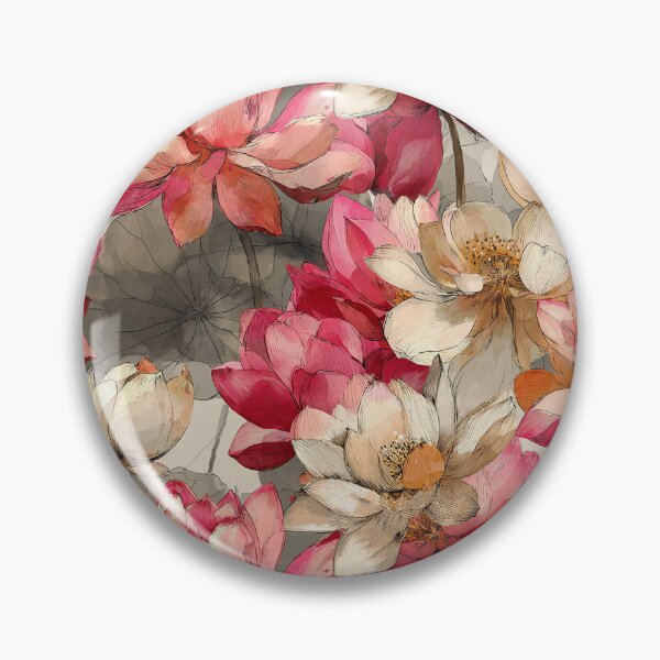 Item preview, Red & White Lotus designed and sold by Tina Veenstra.