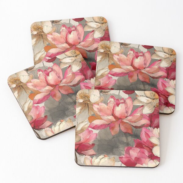 Item preview, Red & White Lotus designed and sold by Tina Veenstra.