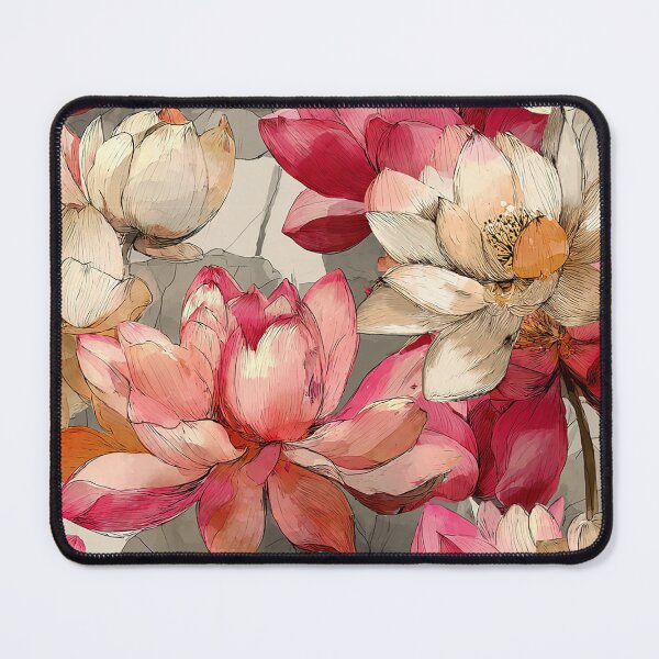 Item preview, Red & White Lotus designed and sold by Tina Veenstra.