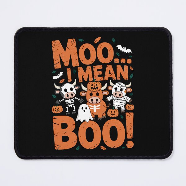Item preview, Ghost Cow Moo I Mean Boo Halloween Outfit Funny Cow Lover designed and sold by BakeryDozen.