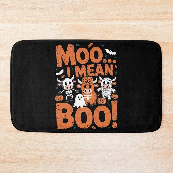 Item preview, Ghost Cow Moo I Mean Boo Halloween Outfit Funny Cow Lover designed and sold by BakeryDozen.