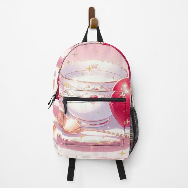 Item preview, Golden Tea Time with Apple – Soft Anime-Inspired Illustration designed and sold by Sugar Wisdom .