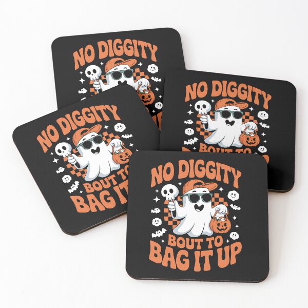 Item preview, Ghost No Diggity Bout to Bag it Up Halloween designed and sold by BakeryDozen.
