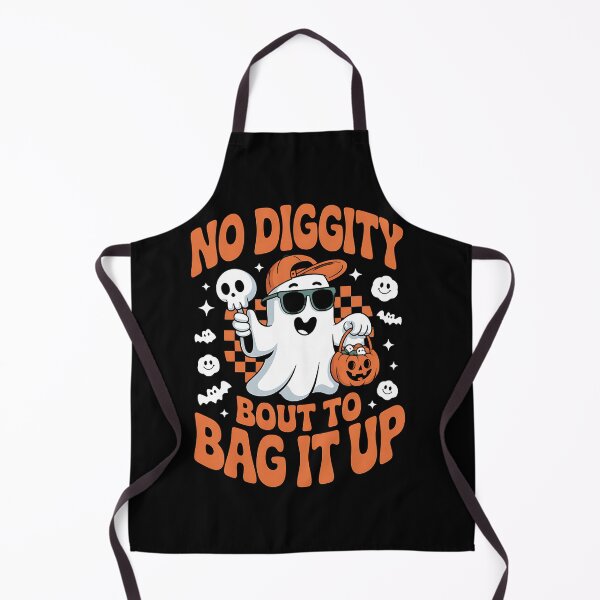 Item preview, Ghost No Diggity Bout to Bag it Up Halloween designed and sold by BakeryDozen.