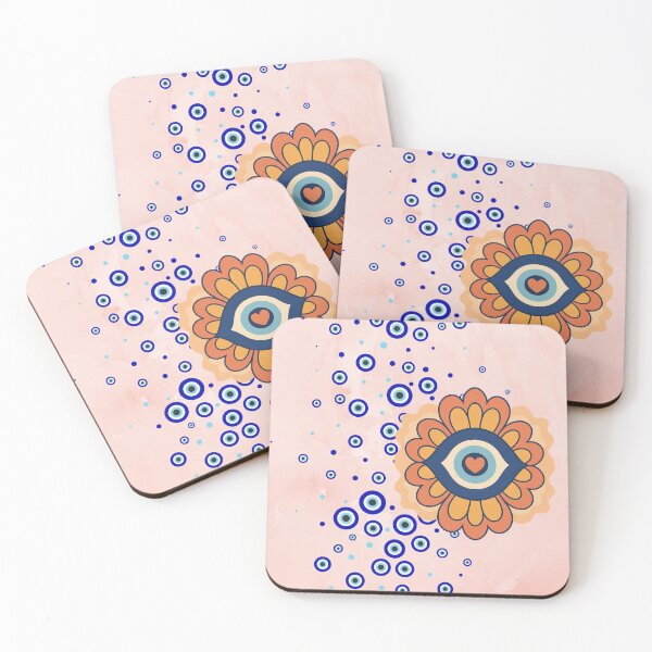 Item preview, Groovy Evil Eye Cascade – Retro Pink Mystic Protection Case designed and sold by mirozeliea.