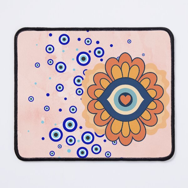 Item preview, Groovy Evil Eye Cascade – Retro Pink Mystic Protection Case designed and sold by mirozeliea.