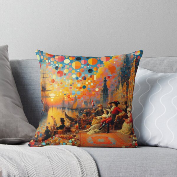 Item preview, Harbor Mosaic – Surreal Trade at Sunset designed and sold by daweave77.