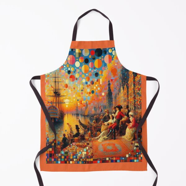 Item preview, Harbor Mosaic – Surreal Trade at Sunset designed and sold by daweave77.