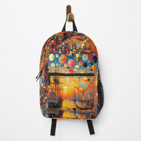 Item preview, Harbor Mosaic – Surreal Trade at Sunset designed and sold by daweave77.