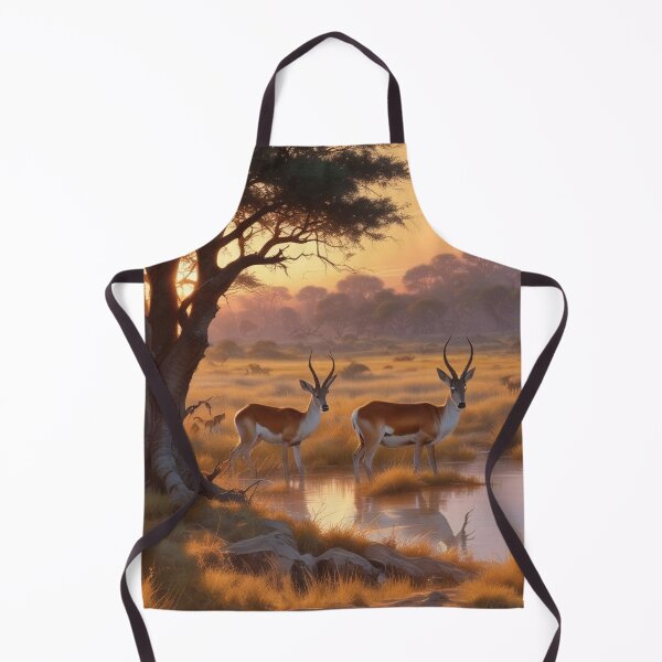 Item preview, Springbok antelope at Okavango Delta designed and sold by GasconyPassion.