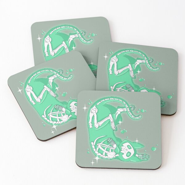 Item preview, Slime Skeleton Cat designed and sold by ishuraden.