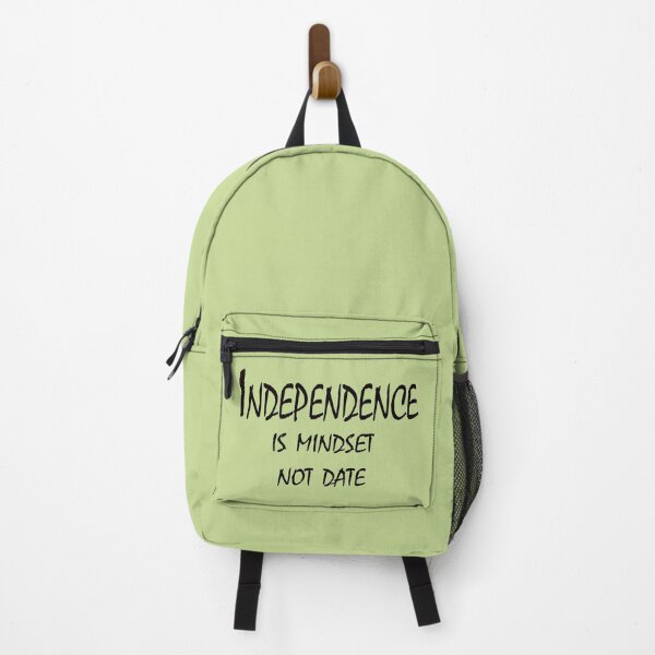 Item preview, Independence Is Mindset, Not Date – Freedom Attitude Quote Design designed and sold by ArtNestVerse.