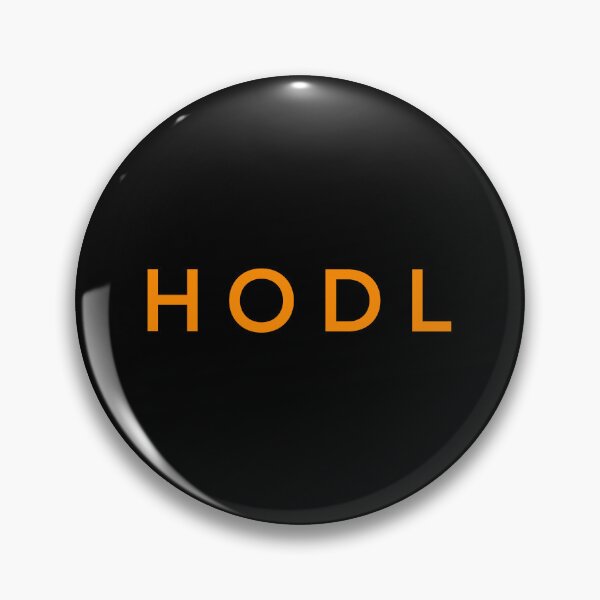 Item preview, Hodl Bitcoin Modern Orange Logo designed and sold by CyberRex.