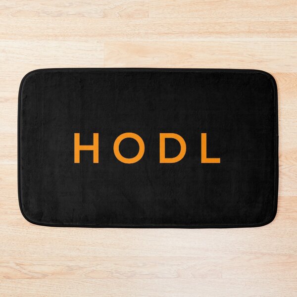 Item preview, Hodl Bitcoin Modern Orange Logo designed and sold by CyberRex.