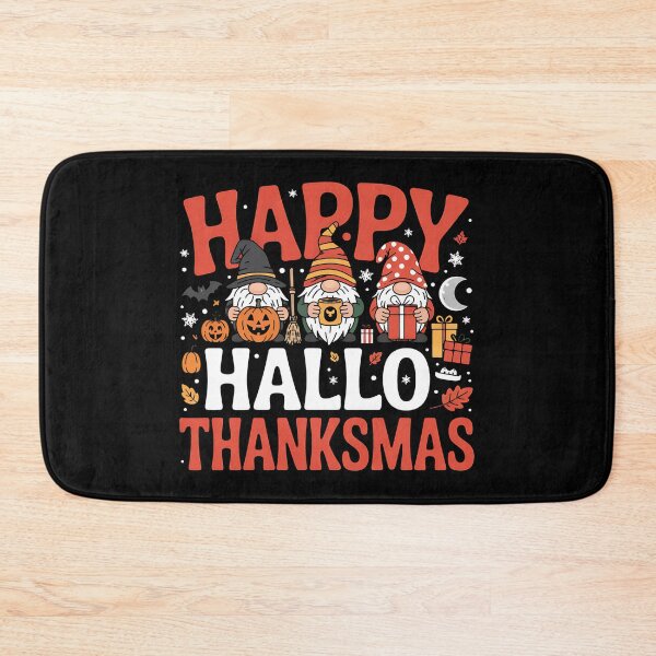 Item preview, Gnome Hallothanksmas Halloween Thanksgiving Christmas designed and sold by BakeryDozen.