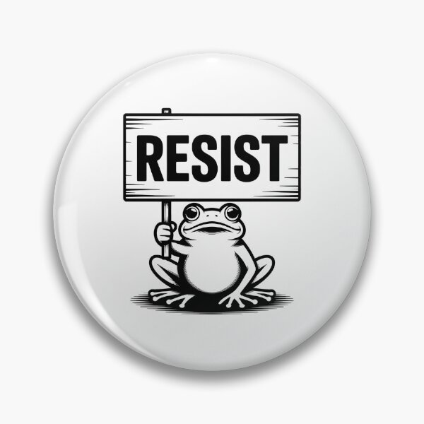 Item preview, Resist Portland Frog  designed and sold by Avenius Graphics.