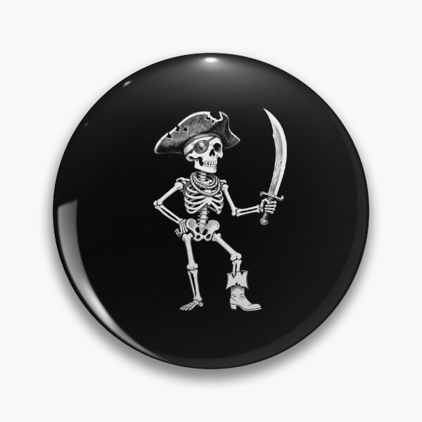 Item preview, Pirate Skeleton Captain designed and sold by LuckCraftStudio.