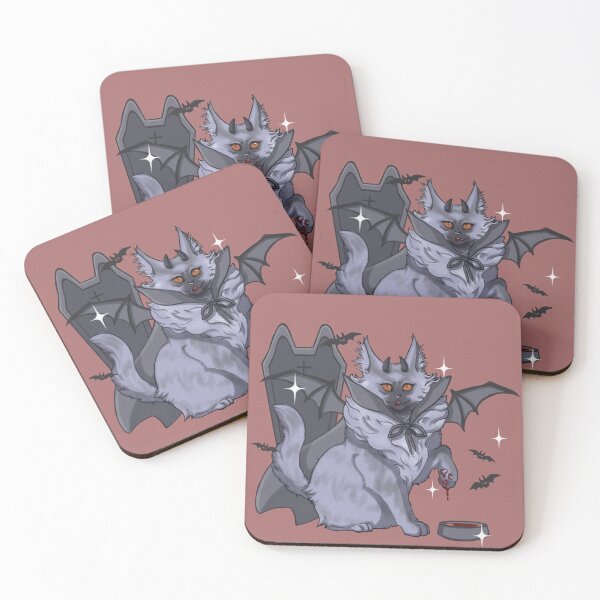 Item preview, Gato gris Vampiro - Vampurr designed and sold by ishuraden.