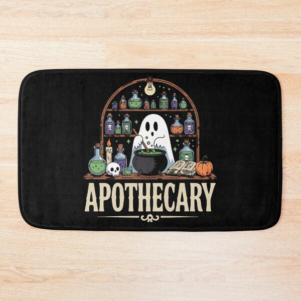 Item preview, Halloween Cute Ghost Pharmacy Tech Apothecary Witch Mystical designed and sold by BakeryDozen.