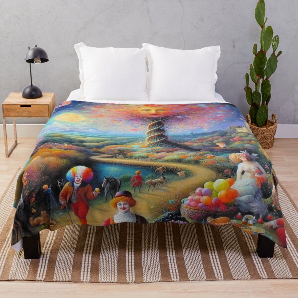 Item preview, Tree of Faces – Surreal Carnival in the Hills designed and sold by daweave77.