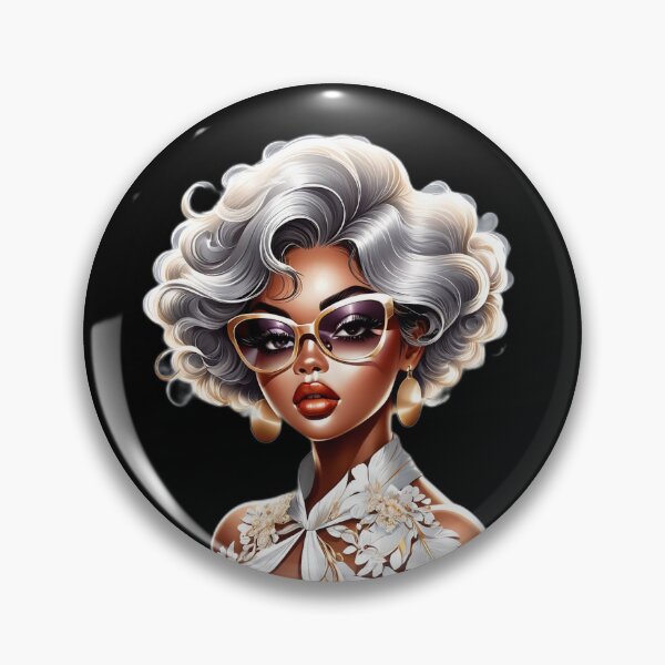 Item preview, Classy Afro Woman – Luxury Golden Style designed and sold by Lulunza.