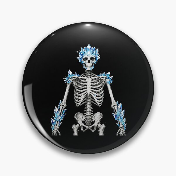 Item preview, Ice Crystal Skeleton Mage designed and sold by LuckCraftStudio.