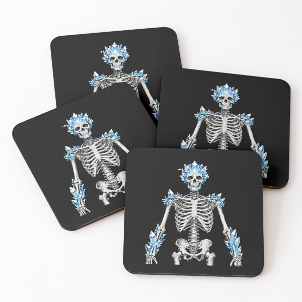 Item preview, Ice Crystal Skeleton Mage designed and sold by LuckCraftStudio.